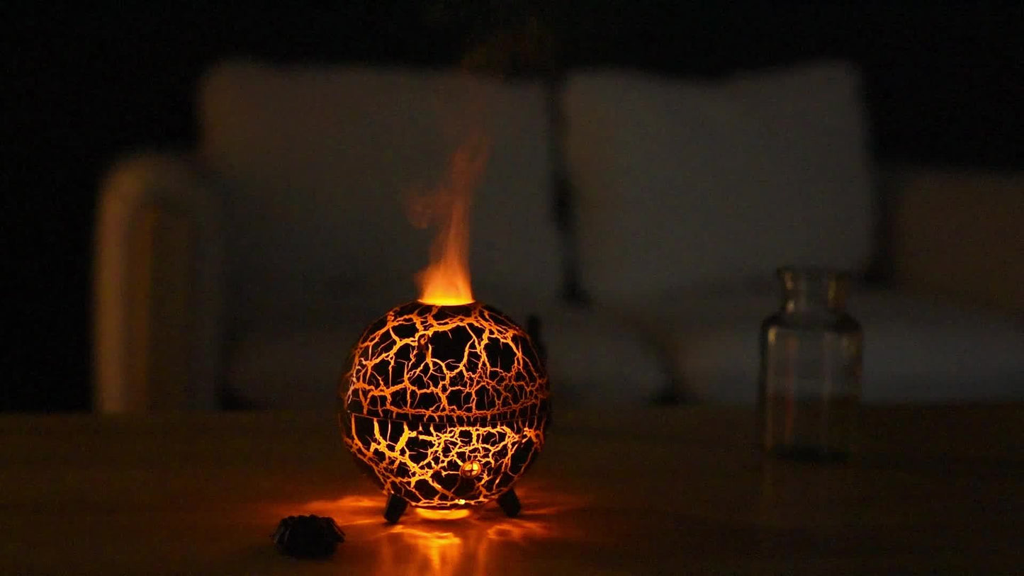 1pc Planet Cracked Flame Diffuser, Ambient Light