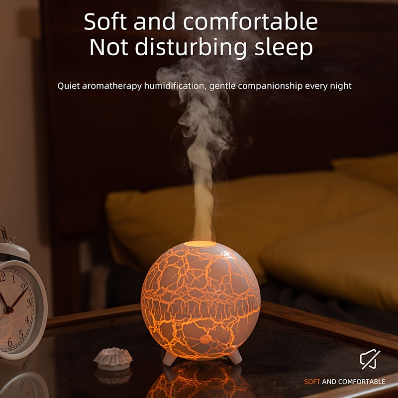 1pc Planet Cracked Flame Diffuser, Ambient Light