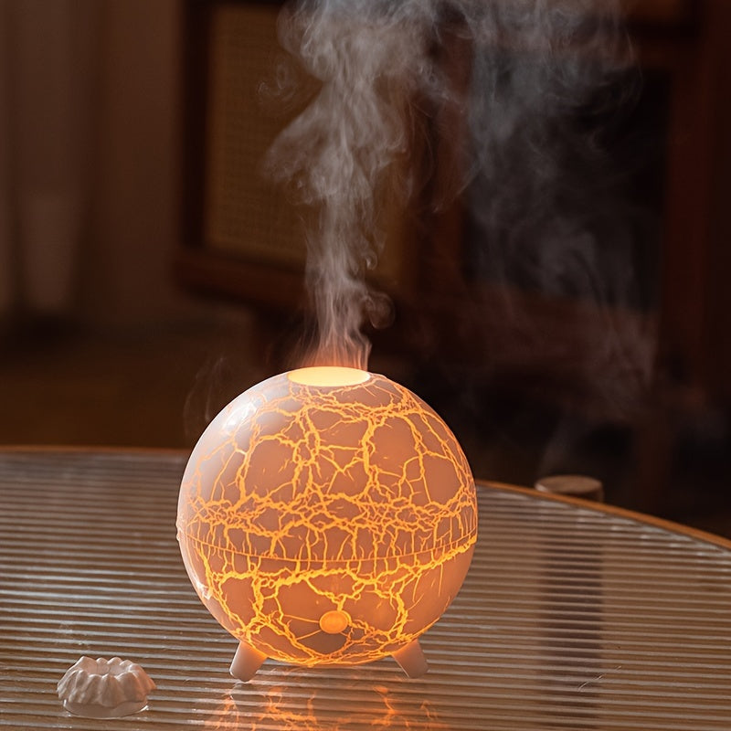 1pc Planet Cracked Flame Diffuser, Ambient Light