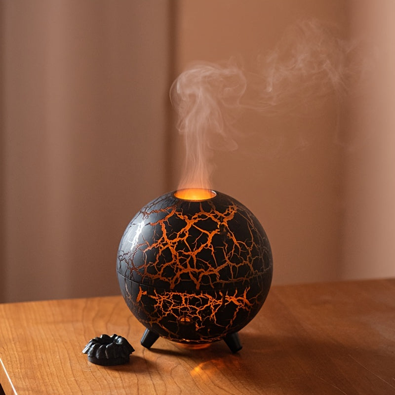 1pc Planet Cracked Flame Diffuser, Ambient Light