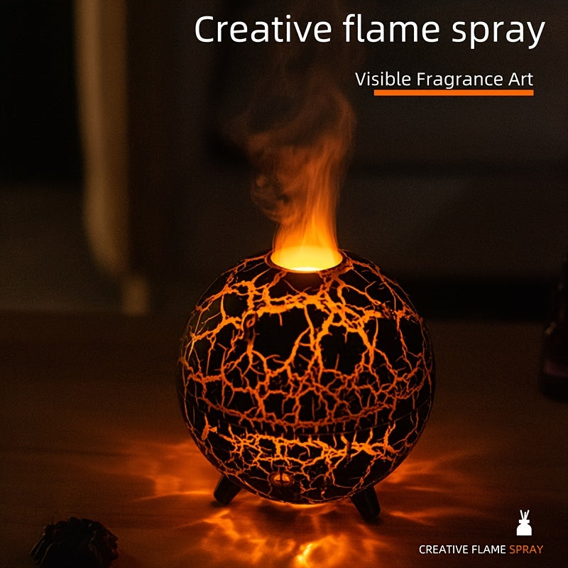 1pc Planet Cracked Flame Diffuser, Ambient Light